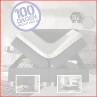 Pocketveren boxspring met opbergruimte