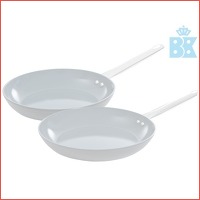 2 x BK Induction Ceramic koekenpan