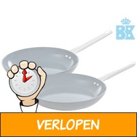 2 x BK Induction Ceramic koekenpan