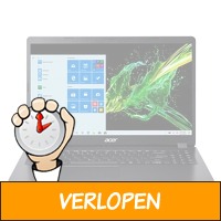 Acer laptop Aspire 3 A315-56-58WY zwart