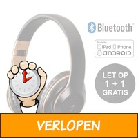 1+1 Gratis Bluetooth draadloze koptelefoon