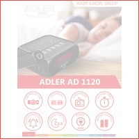 Adler wekkerradio met projector - AD 112..