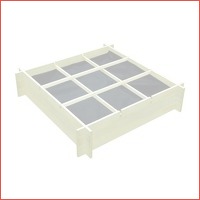 vidaXL plantenbak 90 x 90 x 20 cm FSC-ge..