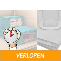 Kleding opbergbox met rits