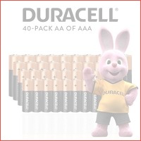 40 x originele Duracell batterijen