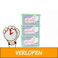 Veiling: Ariel 3-in-1: 3 x 35 pods (gekleurde was)