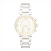 Michael Kors Sawyer Silver Dial herenhor..