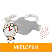 Trilgevoelig hangslot met alarm