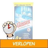 Glassex schoonmaakdoekjes glas & vuil