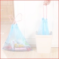 18 pcs/pack thick stringed trash bag