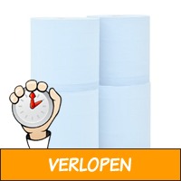 4 x vidaXL industrieel keukenrol 3-laags