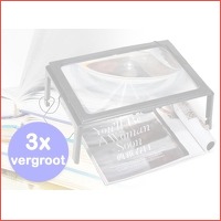 Leesloupe met licht - Vergroot 3x