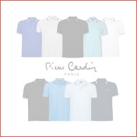 Pierre Cardin polo met dubbele streep