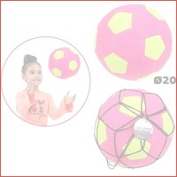 Pro Sports voetbal Neon Roze Geel - 20 T..