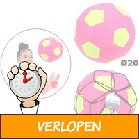 Pro Sports voetbal Neon Roze Geel - 20 Tot 22 cm