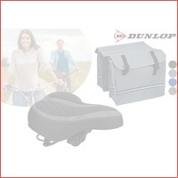 Dunlop fietszadel en -tassen