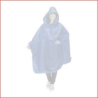 Travel poncho blauw