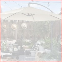 XXL Luxe Zweefparasol 3 meter