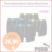 Puma Boxershorts Active Blue/Lime