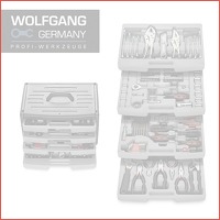 Wolfgang 105-delige toolset met 4 laden