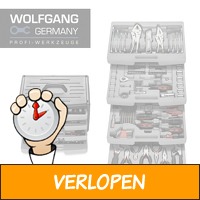 Wolfgang 105-delige toolset met 4 laden