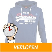 Superdry Hoodie blauw