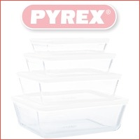 4 ovenschalen van Pyrex Cook&Freeze