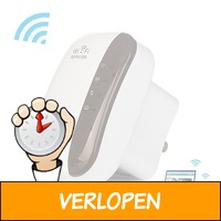 Draadloze WiFi repeater; Overal bereik en snel internet..