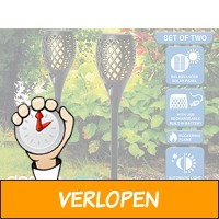 Dreamled Solar tuinlampen met vlam-effect