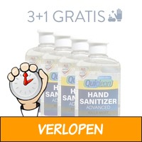 4 x Quiclean desinfecterende handgel