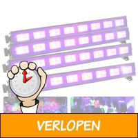 BeamZ Complete Blacklight set met 4 krachtige BUV93 LED..