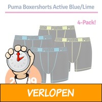 Puma Boxershorts Active Blue/Lime