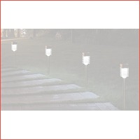 Set van 4 XXL tuinlampen