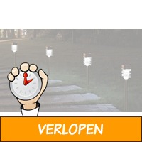 Set van 4 XXL tuinlampen