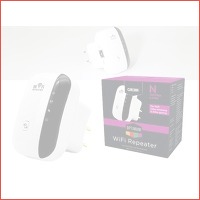 Grixx Wifi Repeater - 2,4 Ghz met een sn..