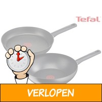 Tefal So Recycled Koekenpan 22 cm + Wokpan 28 cm