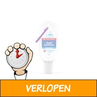 1, 2 of 4 desinfecterende handgels met sleutelhanger