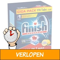 Finish All-in-1 Lemon vaatwastabletten