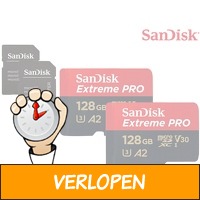 2 x SanDisk Extreme Pro microSDXC 128 GB