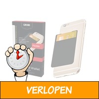 Grixx zelfklevende creditcard smartphone wallet