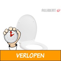 Allibert Duroplast toilet-zitting Click & Seat