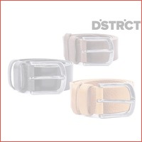 3 x DSTRCT leren riem