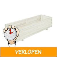 vidaXL plantenbak rechthoekig 120 x 40 x 30 cm hout