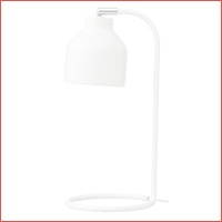 Bureaulamp - 13 x 42 cm - wit