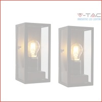 2 x V-Tac Isaac wandlamp