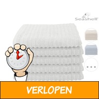 5 x Seashell Premium Collection Wave handdoeken