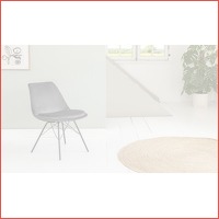 Set van 2 fluwelen stoelen