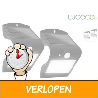 2 x Luceco solarlamp