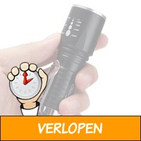 2000 lumens Zoomable LED Flashlight