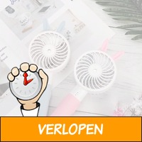 Rechargeable Mini Cooling Fan with Water Spray Mist